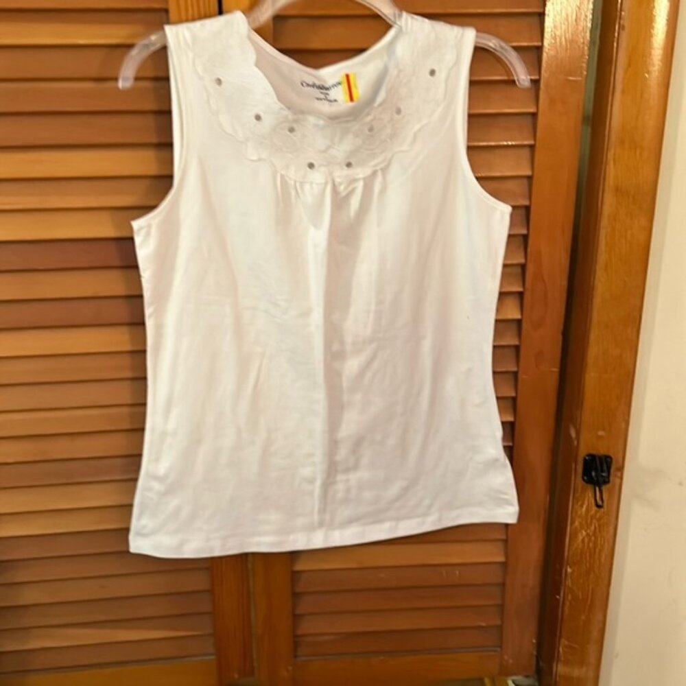 Croft & Barrow Small NWOT white top